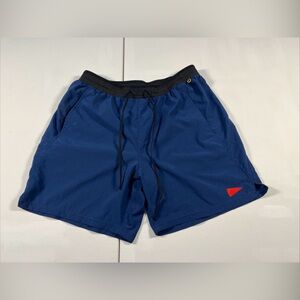 Florence Marine X Standard Issue Swim Shorts Trunks Navy Blue 6” Mens M
